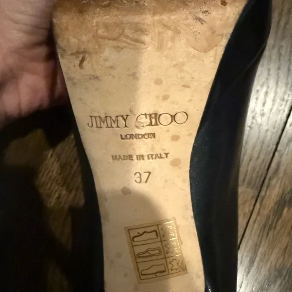 Jimmy Choo Black Leather Shoes - Picture 2 of 14